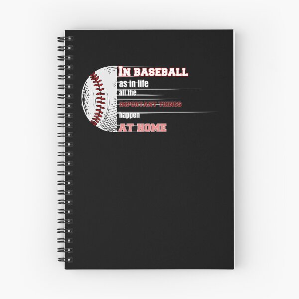 Item preview, In Baseball, As In Life, All The Important Things Happen At Home designed and sold by EmiAndMike.