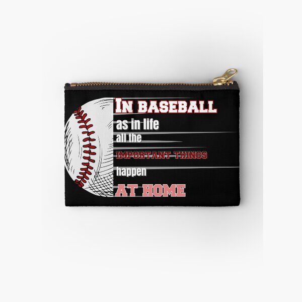 Item preview, In Baseball, As In Life, All The Important Things Happen At Home designed and sold by EmiAndMike.