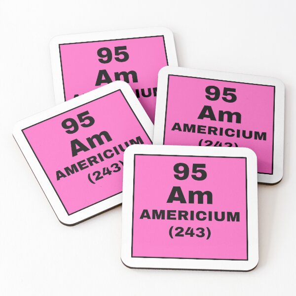 Item preview, Periodic Table Of Elements - 95 (Am) Americium designed and sold by ArtsyCity.