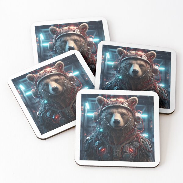 Item preview, Cyber Bear // Bear // cyber animal // Robotic animal // AI designed and sold by SMARTKIT  DESIGNAGENCY.