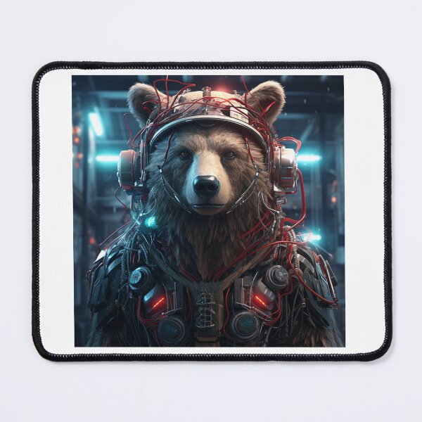 Item preview, Cyber Bear // Bear // cyber animal // Robotic animal // AI designed and sold by SMARTKIT DESIGNAGENCY.