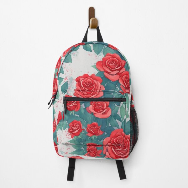 Item preview, Red watercolor painting roses seamless pattern designed and sold by Andrey-Myagkov.