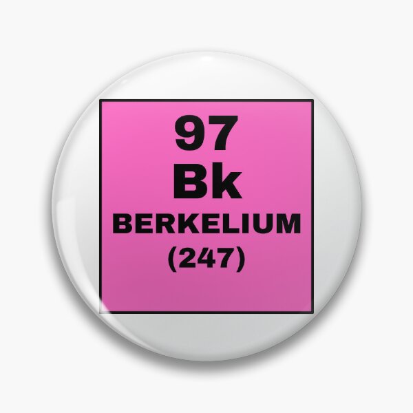 Item preview, Periodic Table Of Elements - 97 (Bk) Berkelium designed and sold by ArtsyCity.
