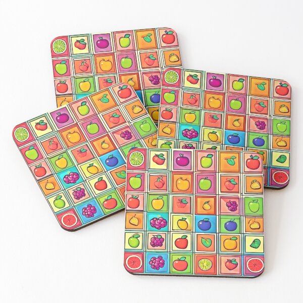 Item preview, Fruitful Square Delights designed and sold by Health And Fitness Posts e-Store.