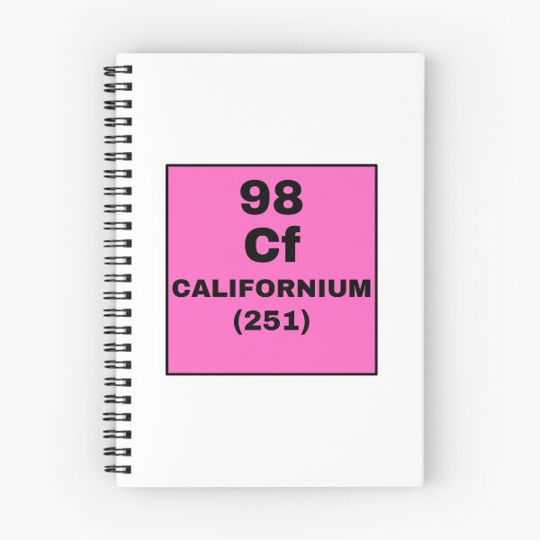 Item preview, Periodic Table Of Elements - 98 (Cf) Californium designed and sold by ArtsyCity.