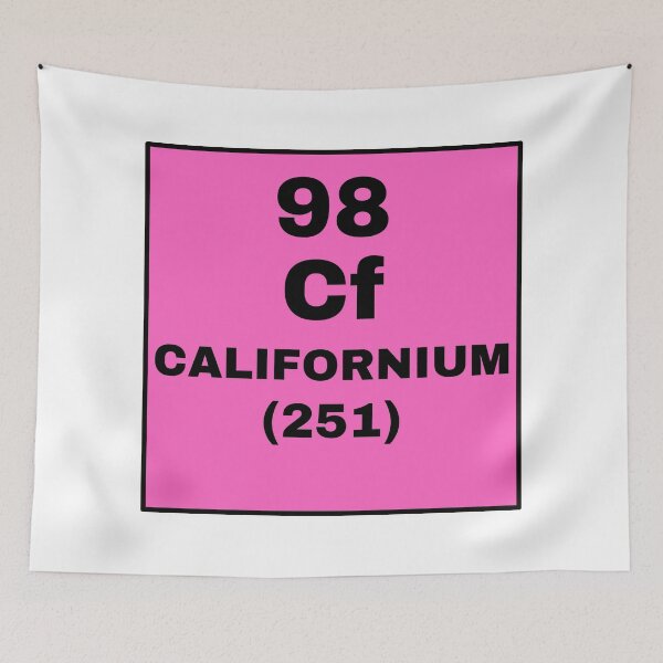 Item preview, Periodic Table Of Elements - 98 (Cf) Californium designed and sold by ArtsyCity.