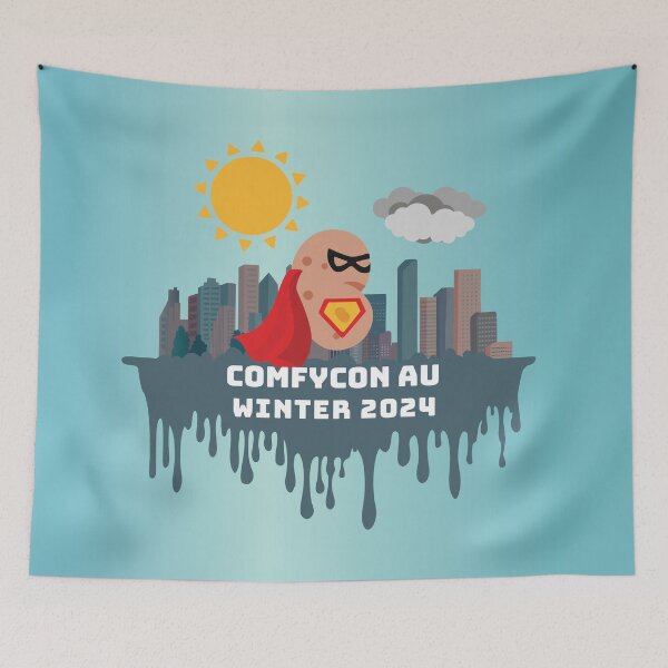 Item preview, ComfyCon Winter 2024 Edition designed and sold by ComfyConAU.