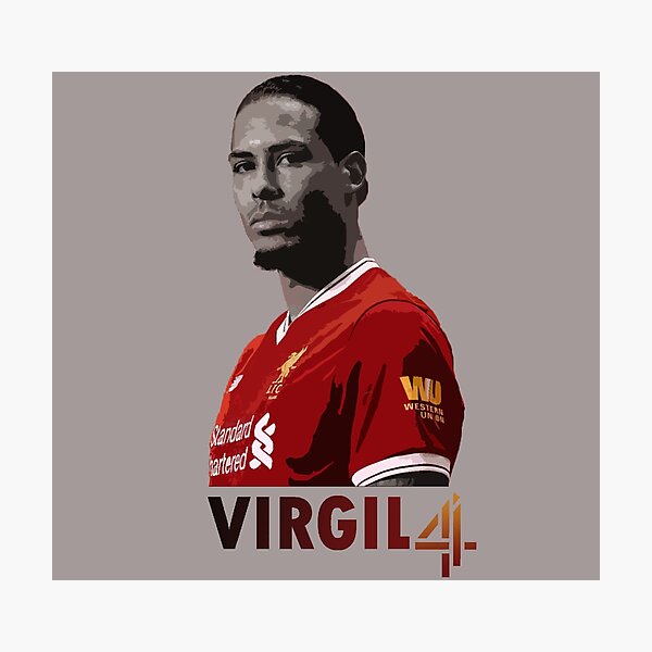 Virgil Van Dijk Liverpool Photographic Print