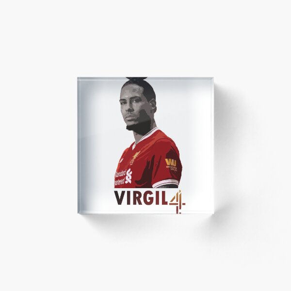 Virgil Van Dijk Liverpool Acrylic Block