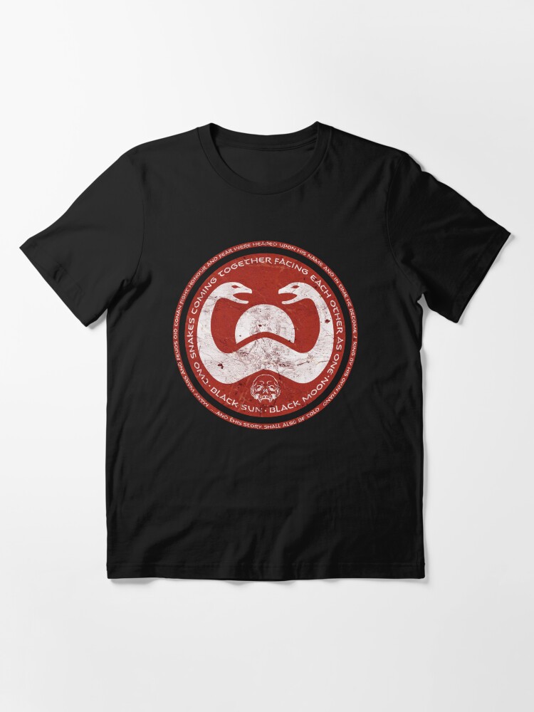 Thumbnail 3 of 7, Essential T-Shirt, Thulsa Doom Blood Battle Shield designed and sold by Purakushi.