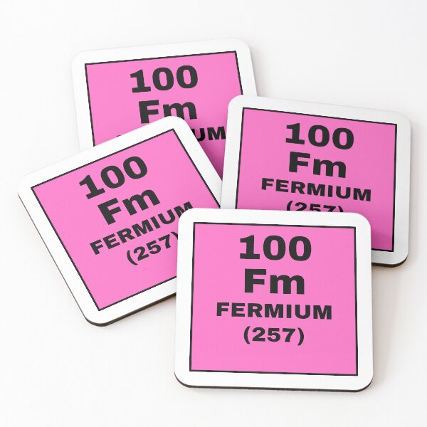 Item preview, Periodic Table Of Elements - 100 (Fm) Fermium designed and sold by ArtsyCity.