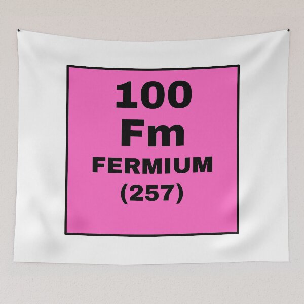 Item preview, Periodic Table Of Elements - 100 (Fm) Fermium designed and sold by ArtsyCity.