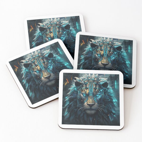 Item preview, Cyber Lion // Lion // cyber animal // Robotic animal // AI designed and sold by SMARTKIT  DESIGNAGENCY.