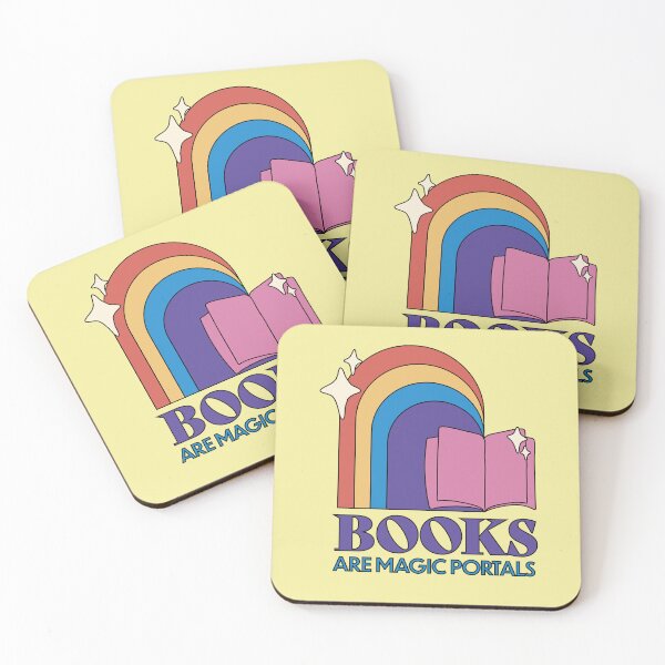 Item preview, Books Are Magic Portals Retro Inspired designed and sold by RedRubi.