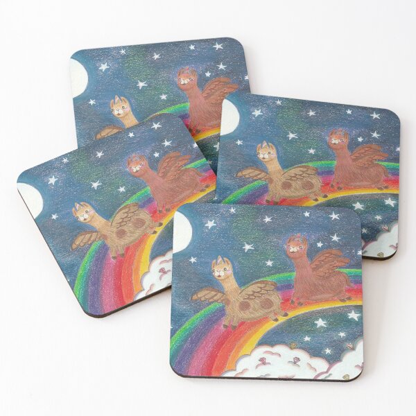 Item preview, Llamas in the Sky with Diamonds designed and sold by Fokito13.
