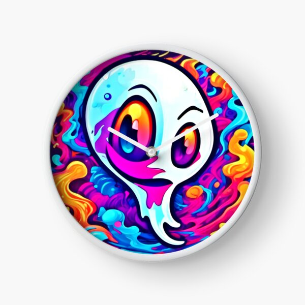 Item preview, Vibrant Ghost Cartoon designed and sold by Health And Fitness Posts e-Store.