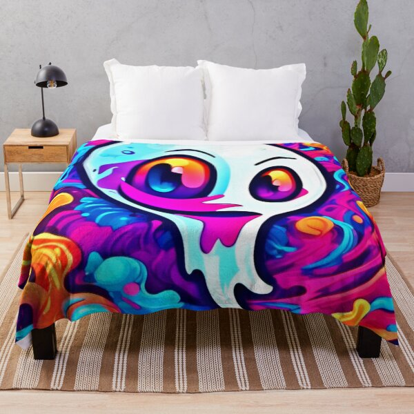 Item preview, Vibrant Ghost Cartoon designed and sold by Health And Fitness Posts e-Store.