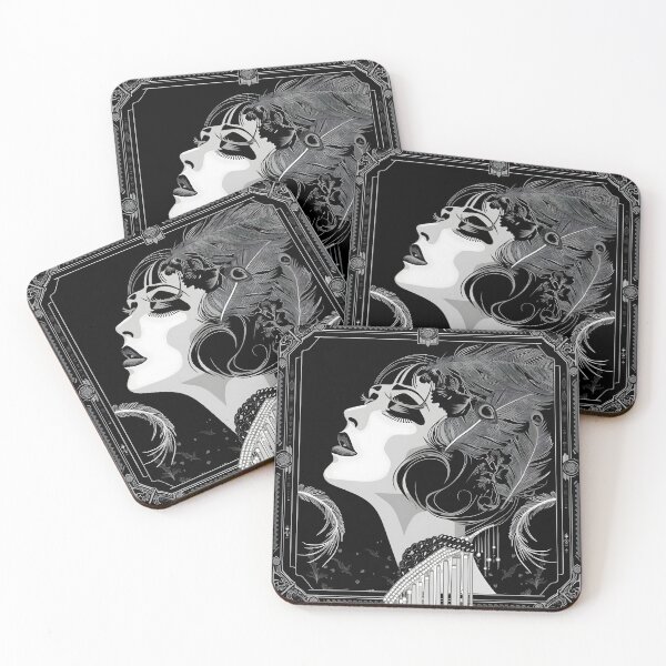 Item preview, Monochrome Gothic Roaring 20's Woman designed and sold by dcrc.
