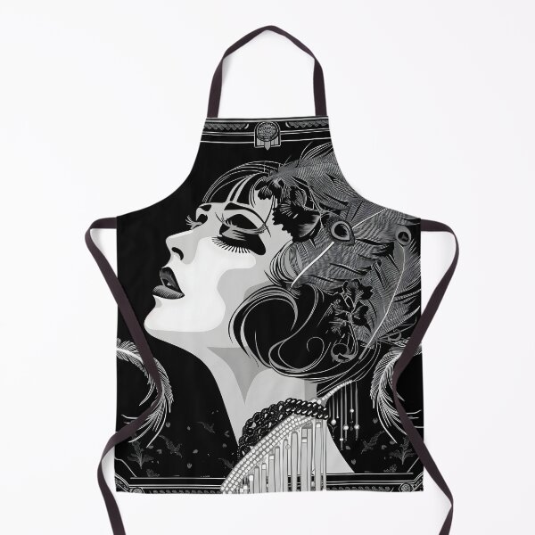 Item preview, Monochrome Gothic Roaring 20's Woman designed and sold by dcrc.