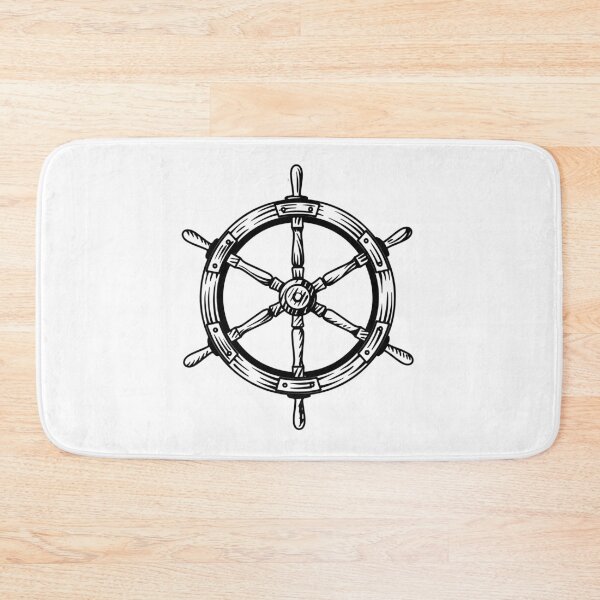Item preview, Ship wheel clipart, Boat wheel, Navy Classic designed and sold by DeCodeArtShop.
