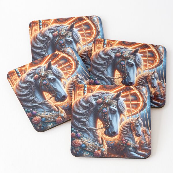 Item preview, Mystical Carousel Ride: Guardian of Fantasia designed and sold by EmeraldeaArt.