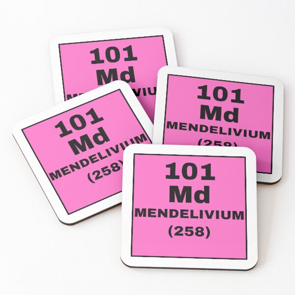 Item preview, Periodic Table Of Elements - 101 (Md) Mendelivium designed and sold by ArtsyCity.