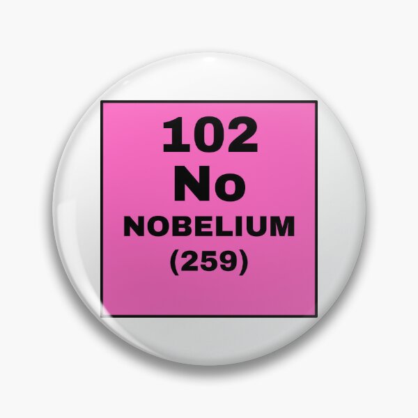 Item preview, Periodic Table Of Elements - 102 (No) Nobelium designed and sold by ArtsyCity.