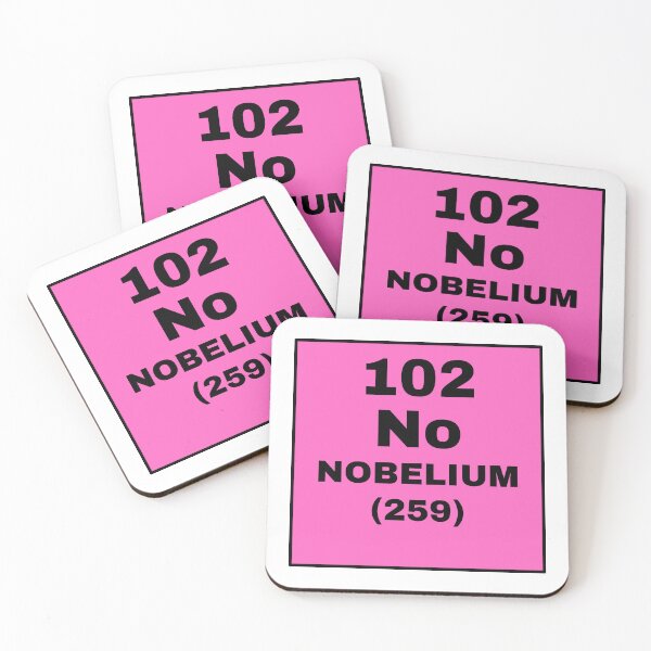 Item preview, Periodic Table Of Elements - 102 (No) Nobelium designed and sold by ArtsyCity.