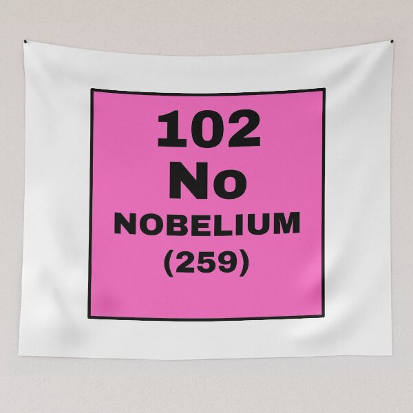 Item preview, Periodic Table Of Elements - 102 (No) Nobelium designed and sold by ArtsyCity.