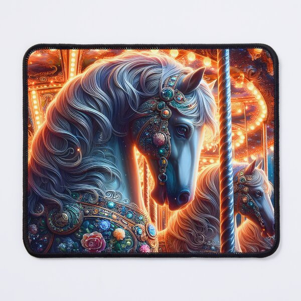 Item preview, Fantasy Carousel Guardian Horse designed and sold by EmeraldeaArt.