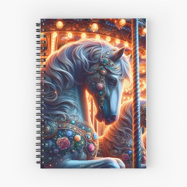 Item preview, Fantasy Carousel Guardian Horse designed and sold by EmeraldeaArt.