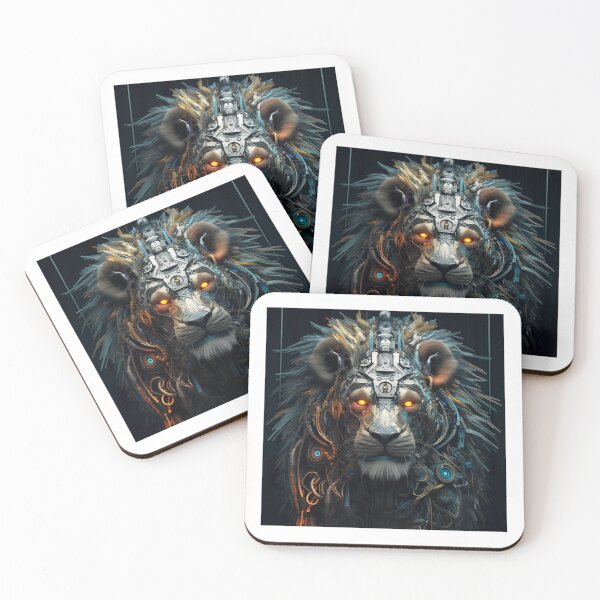Item preview, Cyber Lion // Lion // cyber animal // Robotic animal // AI designed and sold by SMARTKIT  DESIGNAGENCY.