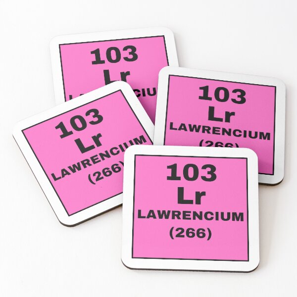 Item preview, Periodic Table Of Elements - 103 (Lr) Lawrencium designed and sold by ArtsyCity.
