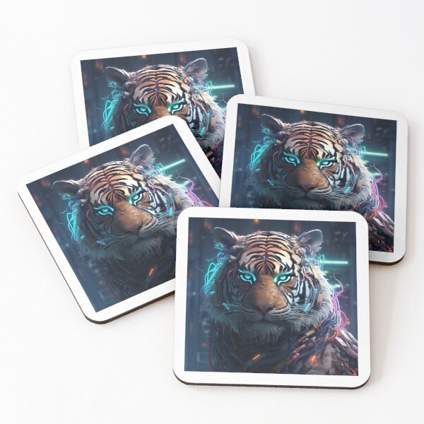 Item preview, Cyber tiger // Tiger // cyber animal // Robotic animal // AI designed and sold by SMARTKIT  DESIGNAGENCY.
