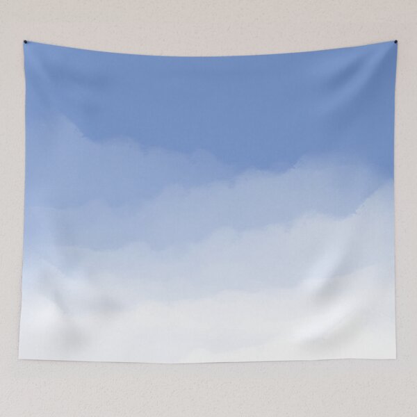 Item preview, Watercolor Ombre (cornflower blue/white) designed and sold by Design Minds Boutique.
