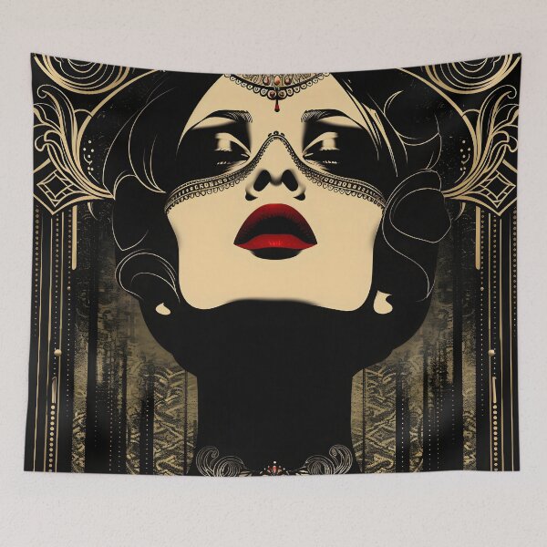 Item preview, Glamorous Gothic Roaring 20's Woman designed and sold by dcrc.