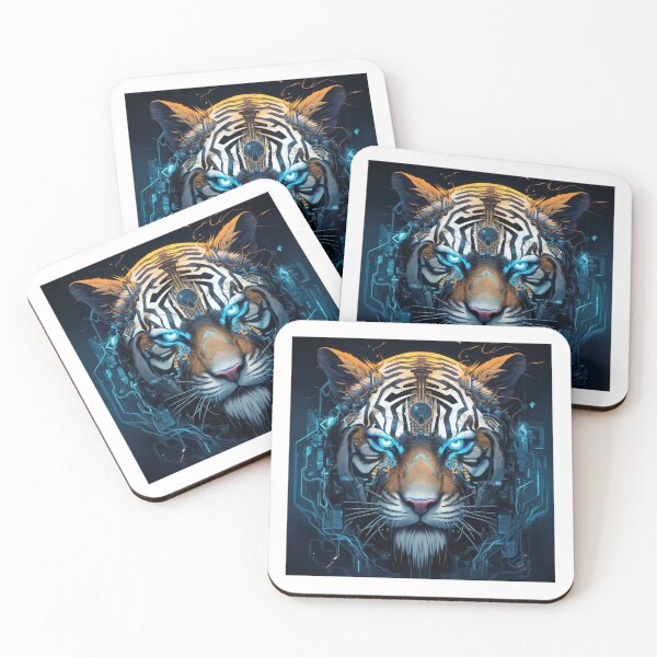 Item preview, Cyber tiger // Tiger // cyber animal // Robotic animal // AI designed and sold by SMARTKIT  DESIGNAGENCY.