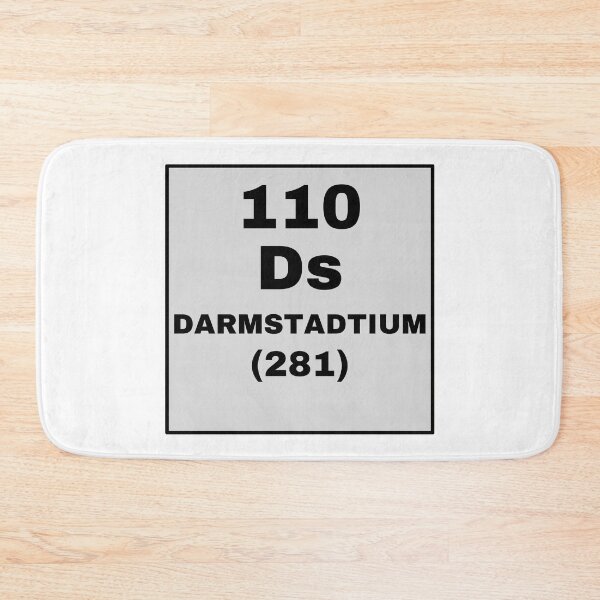 Item preview, Periodic Table Of Elements - 110 (Ds) Darmstadtium designed and sold by ArtsyCity.