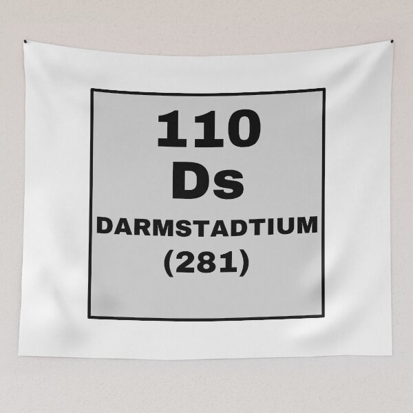 Item preview, Periodic Table Of Elements - 110 (Ds) Darmstadtium designed and sold by ArtsyCity.