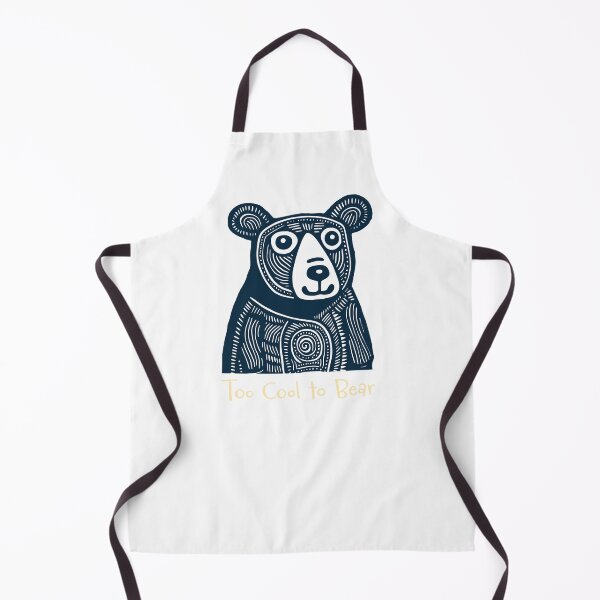 Item preview, Funny Bear Pun Too Cool to Bear designed and sold by whyitsme.