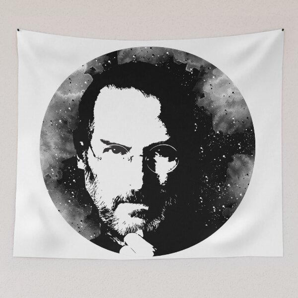 Item preview, Steve Jobs Watercolor Portrait  designed and sold by Nora Gad.