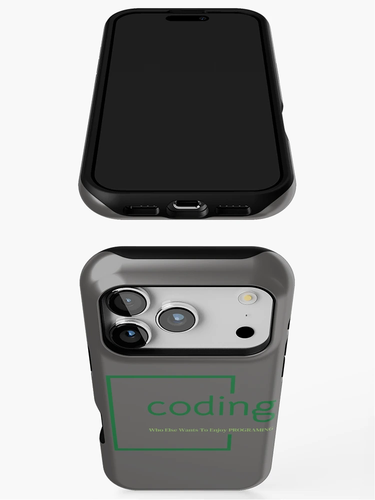 Thumbnail 3 of 4, iPhone Case, coding designed and sold by CodeCrush.
