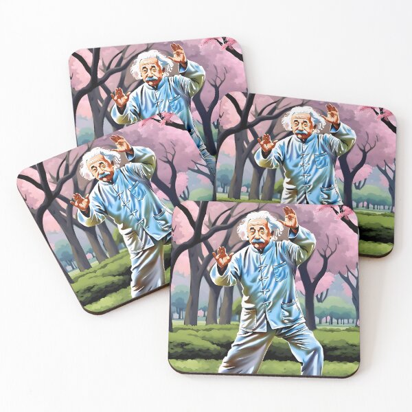 Item preview, Albert Einstein Tai Chi (pink spring)  designed and sold by HofTao.