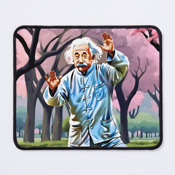 Item preview, Albert Einstein Tai Chi (pink spring) designed and sold by HofTao.