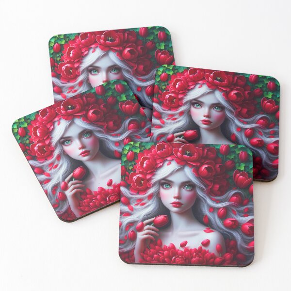 Item preview, Lady Tulip's Garden of Dream - fantasy portraiture designed and sold by EmeraldeaArt.