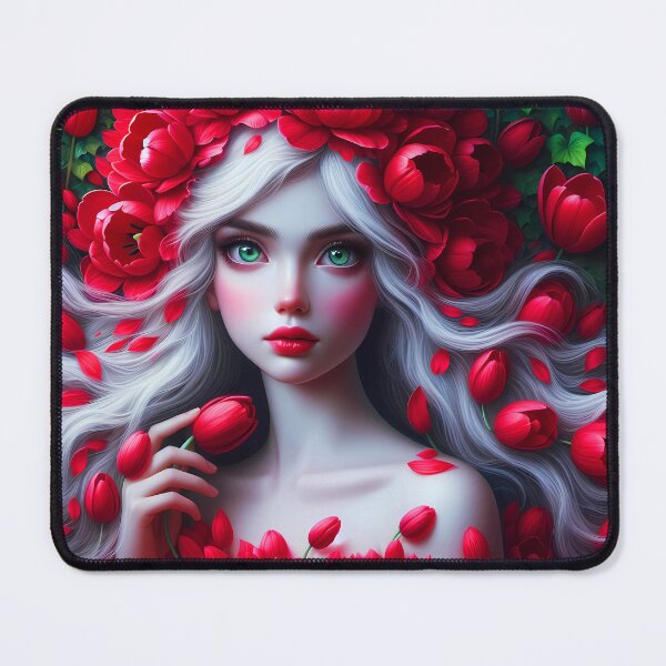 Item preview, Lady Tulip's Garden of Dream - fantasy portraiture designed and sold by EmeraldeaArt.