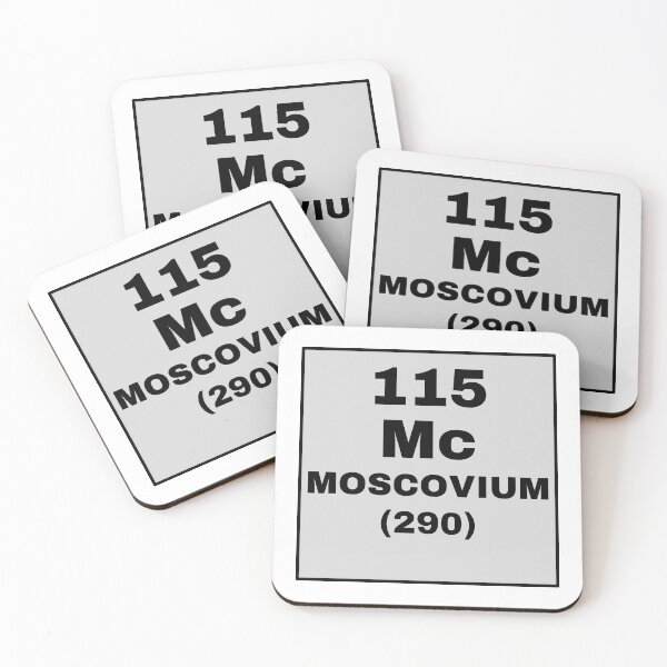 Item preview, Periodic Table Of Elements - 115 (Mc) Moscovium designed and sold by ArtsyCity.