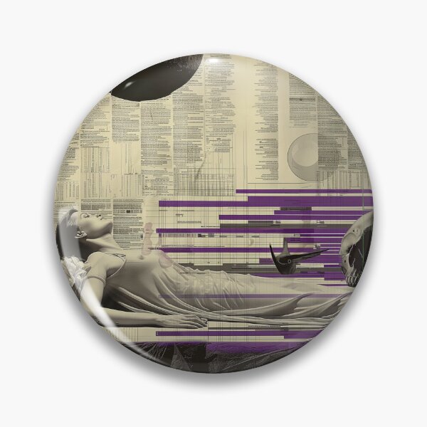 Item preview, Surreal Dreamer Vintage Retro Style Collage Art designed and sold by Mystikos Art.