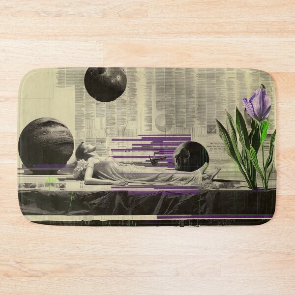Item preview, Surreal Dreamer Vintage Retro Style Collage Art designed and sold by Mystikos Art.