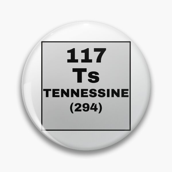 Item preview, Periodic Table Of Elements - 117 (Ts) Tennessine designed and sold by ArtsyCity.